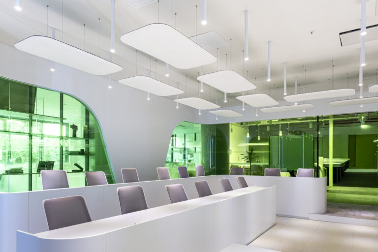BIOEXEN OFFICE - Oblong Sound-Absorbing Decorative Ceiling Pendant