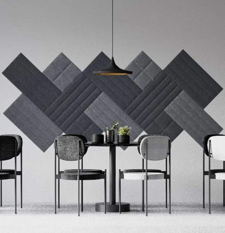 Ridge and Plaid - Sound-Absorbing Decorative Wall Panels